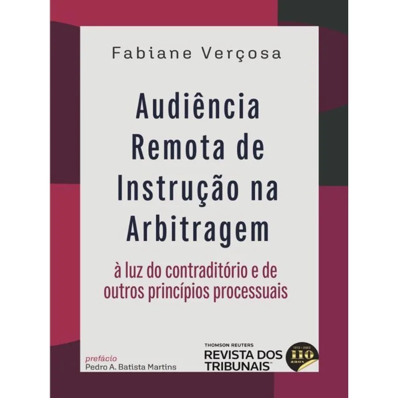AUDIÊNCIA REMOTA DE INSTRUÇÃO NA ARBITRAGEM - 2022