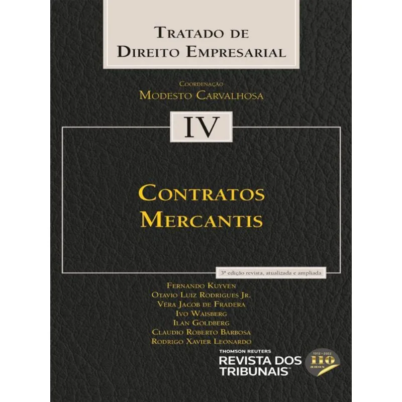 CONTRATOS MERCANTIS - 2022 - VOL. 4