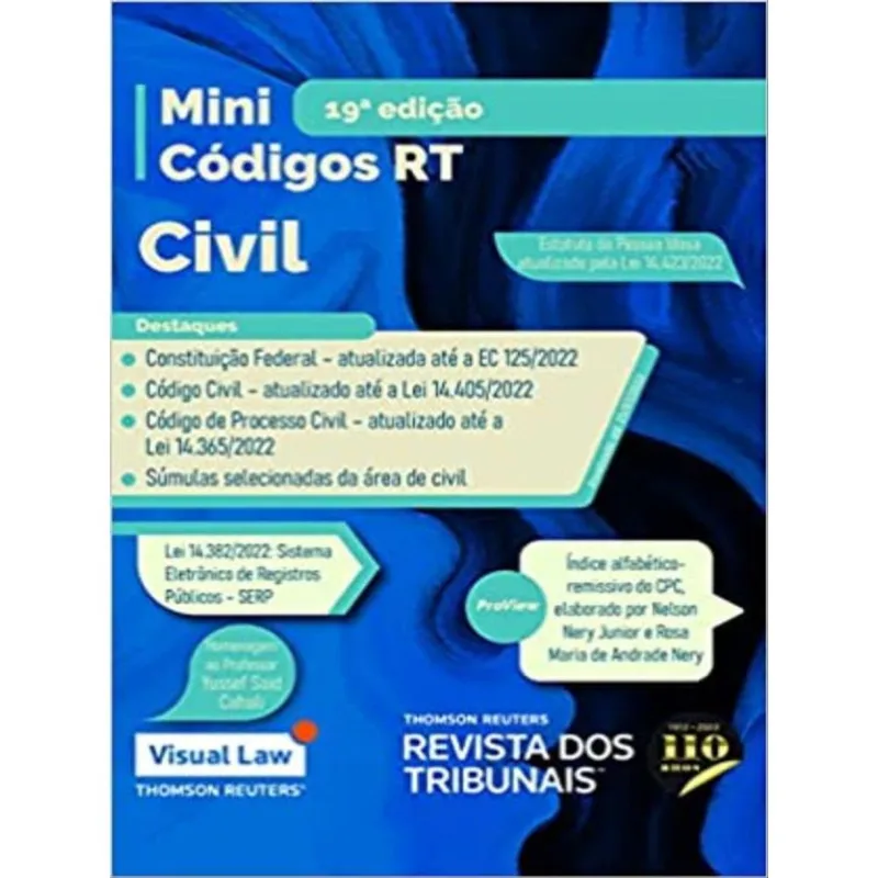 MINI CÓDIGO RT CIVIL - 2022