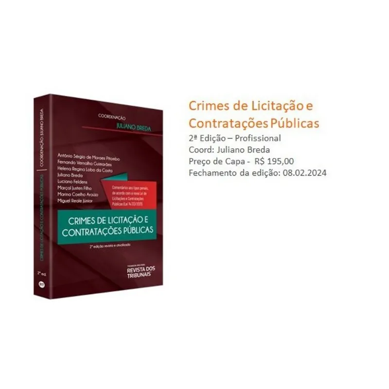 CRIMES DE LICITAÇÃO E CONTRATAÇÕES PÚBLICAS - 2024