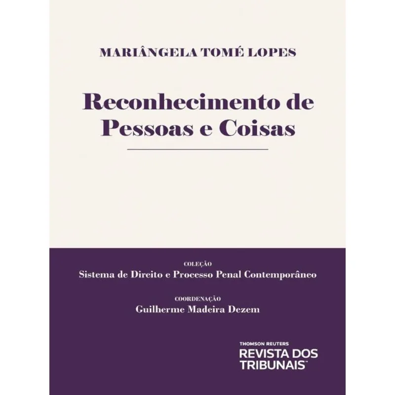 RECONHECIMENTO DE PESSOAS E COISAS - 2023