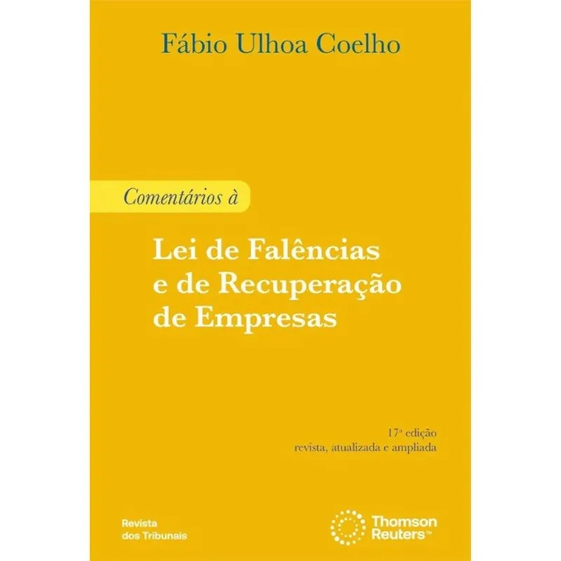 COMENTARIOS À LEI DE FALENCIAS E DE RECUPERAÇÃO DE EMPRESAS - 2026