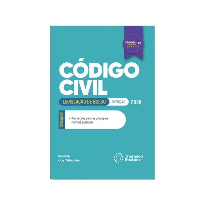 CÓDIGO CIVIL - CÓDIGOS ESSENCIAIS - LEGISLAÇÃO DE BOLSO - 2026