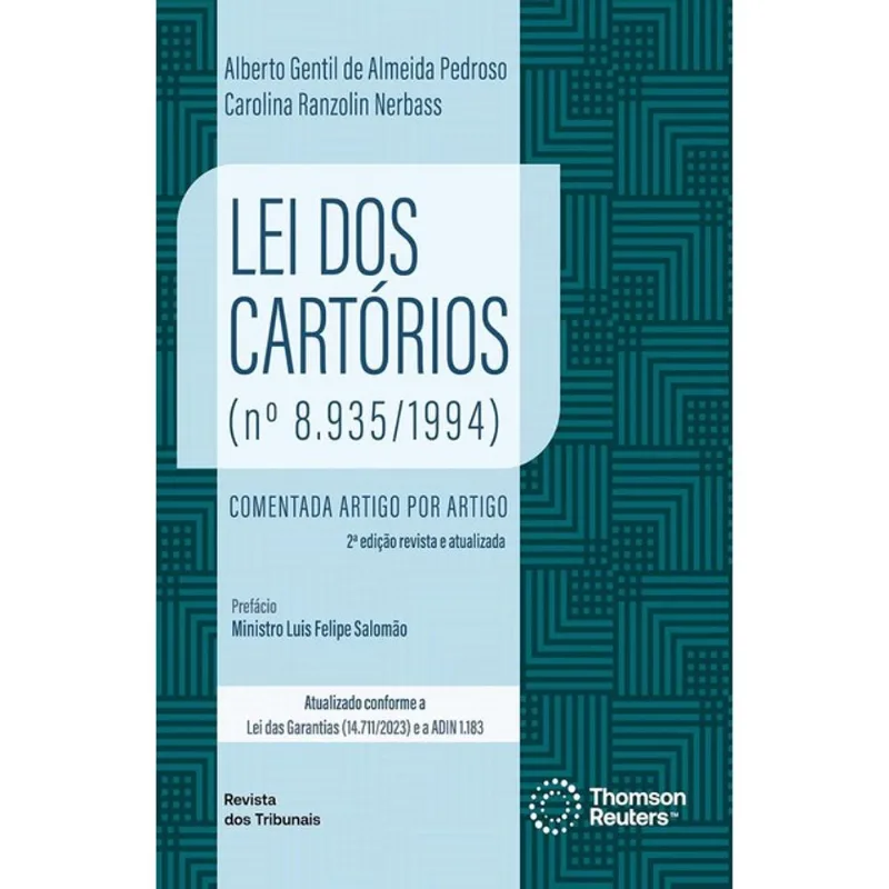 LEI DOS CARTÓRIOS (Nº 8.935/1994) - 2026