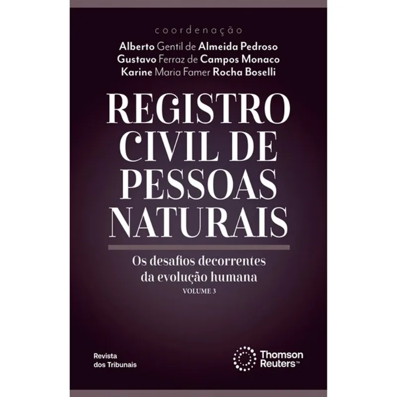 REGISTRO CIVIL DE PESSOAS NATURAIS - 2025 - VOL. 3