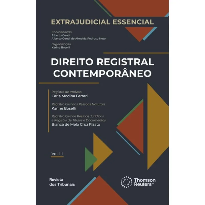 DIREITO REGISTRAL CONTEMPORÂNEO - 2026 - VOL. 3