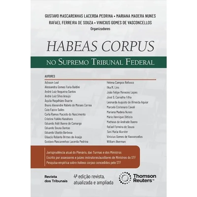 HABEAS CORPUS NO SUPREMO TRIBUNAL FEDERAL - 2026