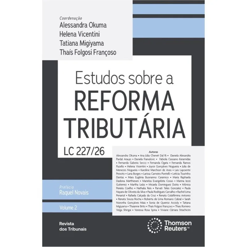 ESTUDOS SOBRE A REFORMA TRIBUTÁRIA - 2026
