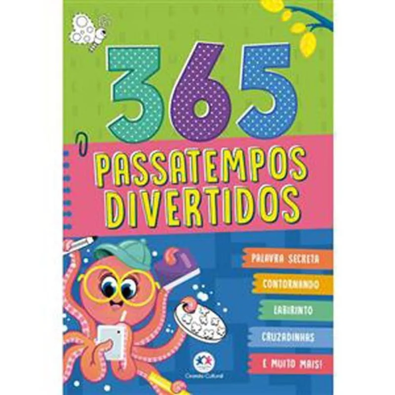 Livro 365 Passatempos Divertidos Ciranda Cultural (MP)