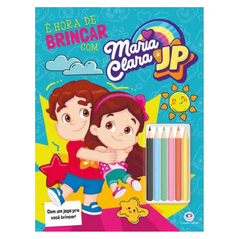 Livro é Hora de Brincar com Maria Clara e Jp Ciranda Cultural - Ciranda Cultural - Utilidades E Casa