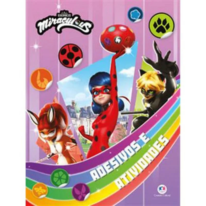 Livro Ladybug Adesivos E Atividades Ciranda Cultural (MP)