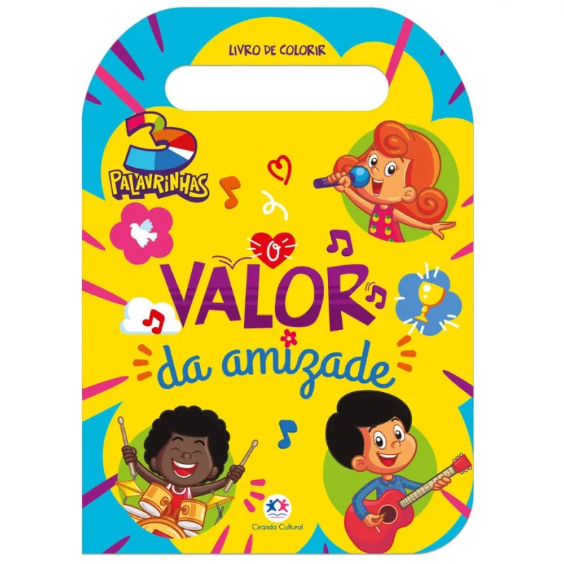 3 Palavrinhas para colorir - O valor da amizade