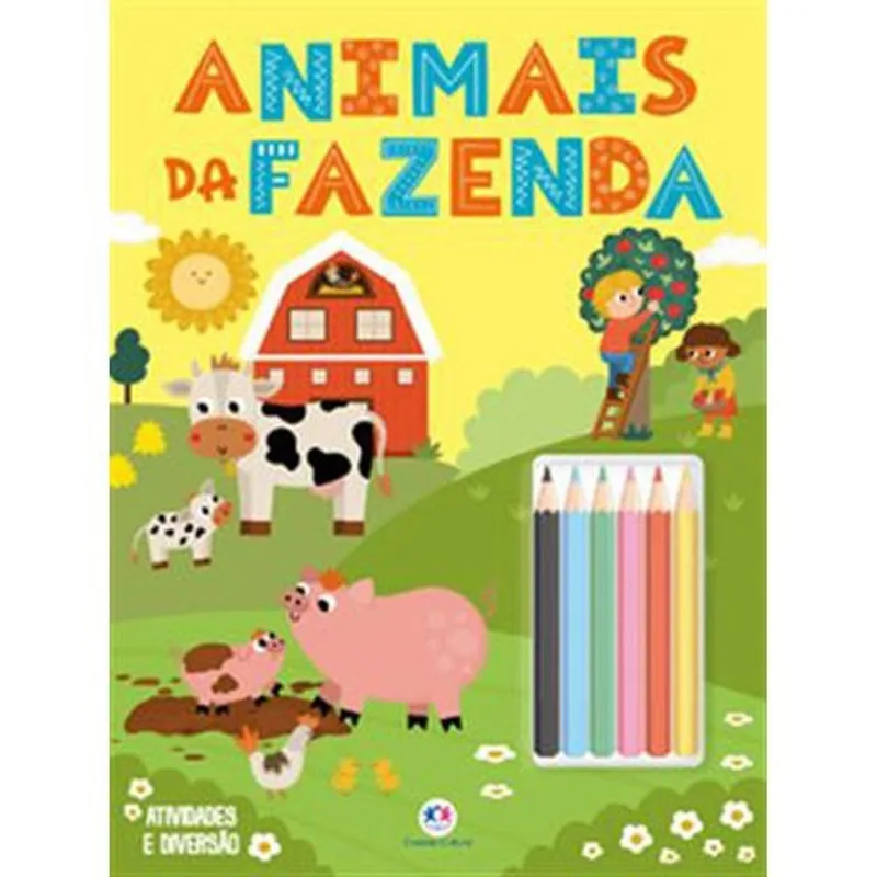 Livro Grampeado Animais Da Fazenda - Ciranda Cultural (MP)