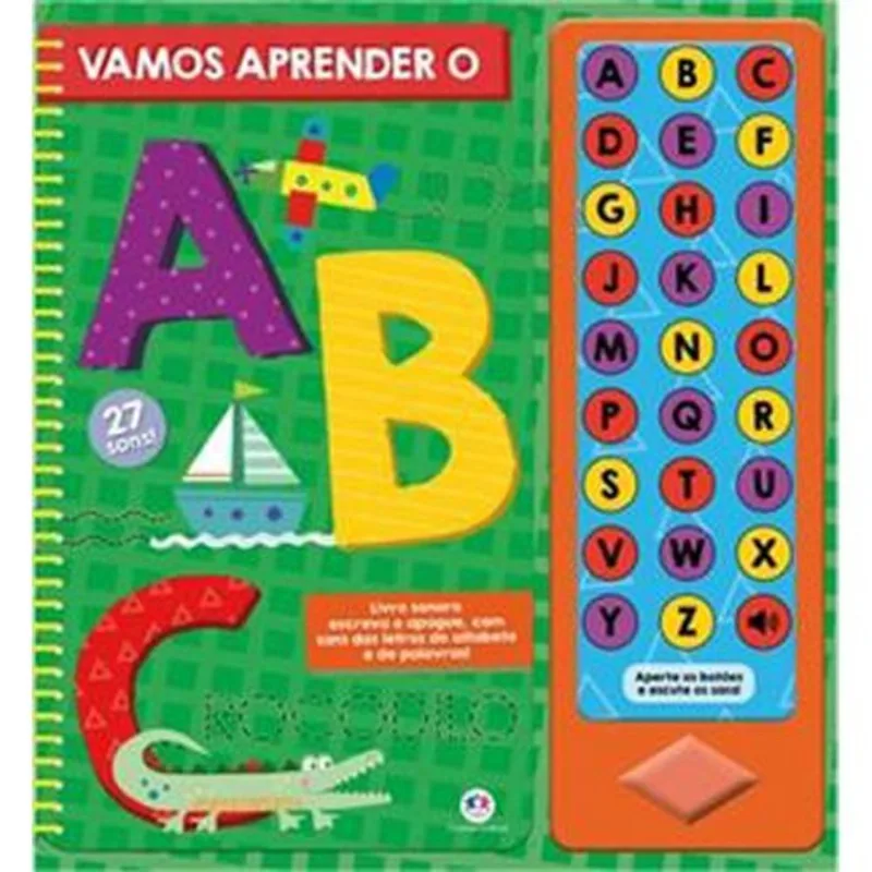Livro Vamos Aprender O ABC Ed Ciranda Cultural (MP)