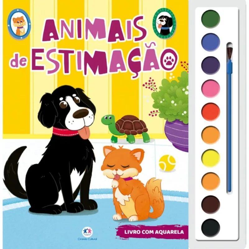 ANIMAIS DE ESTIMACAO AQUARELA - CIRANDA CULTURAL
