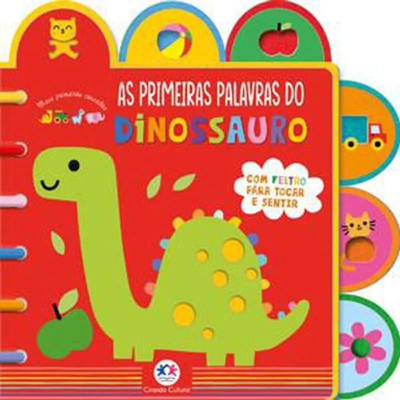 Livro As Primeiras Palavras Do Dinossauro Ciranda Cultural (MP)