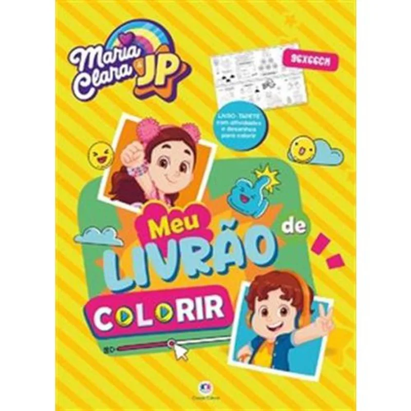 Livro Maria Clara E Jp Meu Livrão De Colorir Ciranda Cultural (MP)