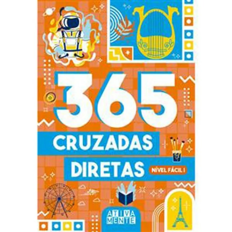 Livro 365 Cruzadas Diretas Nível Fácil I Ciranda Cultural (MP)