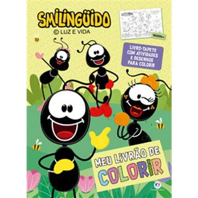 Livro Smilinguido Meu Livrão De Colorir Ciranda Cultural (MP)