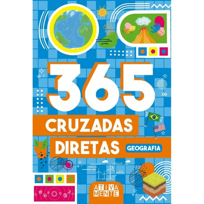 Livro 365 Cruzadas Diretas - Geografia (MP)