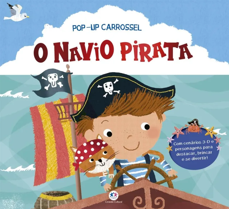 O Navio Pirata - Livro Poup-Up Carrossel - LC - Livros