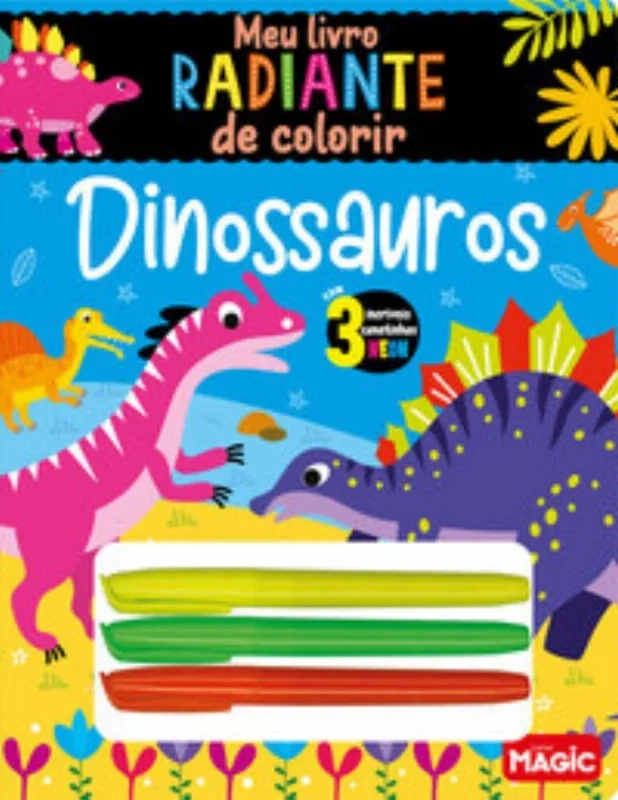 Dinossauros - Meu Livro Radiante De Colorir