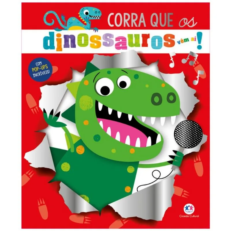 Livro - Pop Up - Corra Que os Dinossauros Vem ai - Catavento