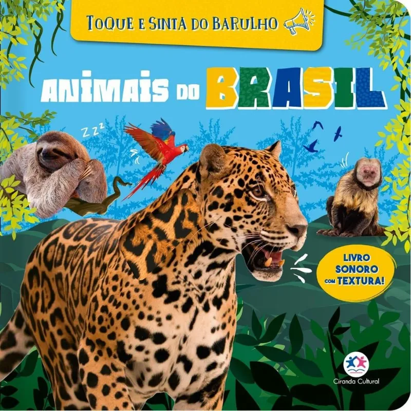 Animais Do Brasil - Livro Sonoro Com Textura