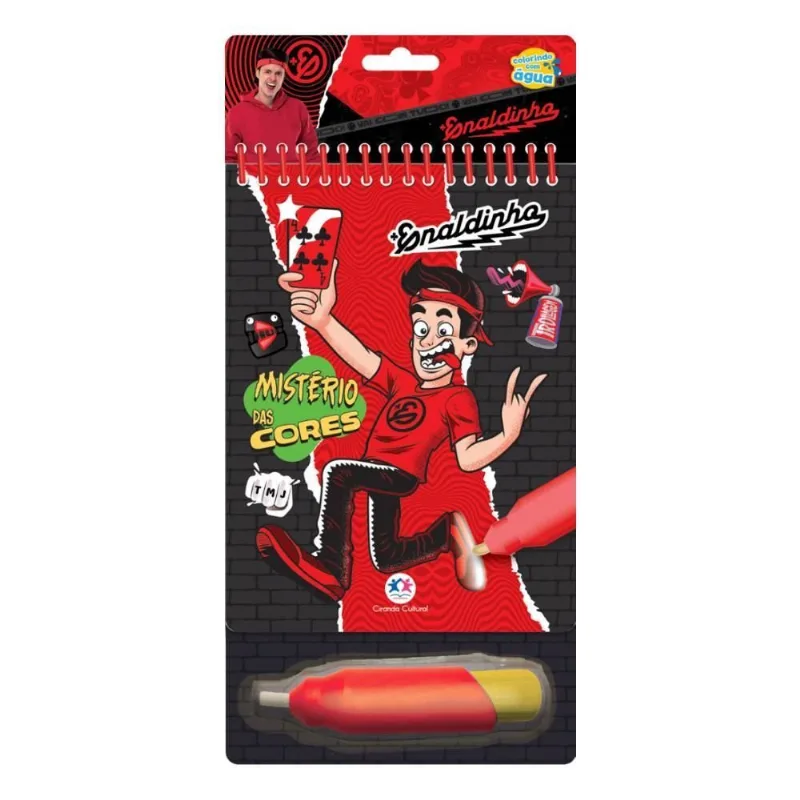 Livro Enaldinho Mistério Das Cores Ciranda Cultural - Vermelho - Ciranda Cultural - Brinquedos