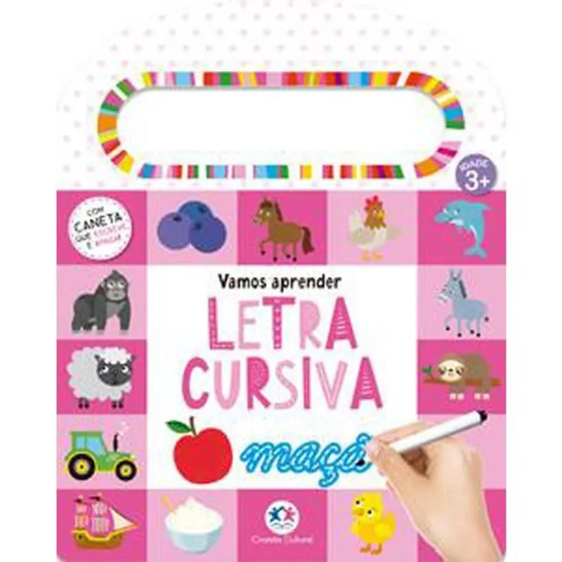 LIVRO VAMOS APRENDER LETRA CURSIVA (MP) - CIRANDA CULTURAL