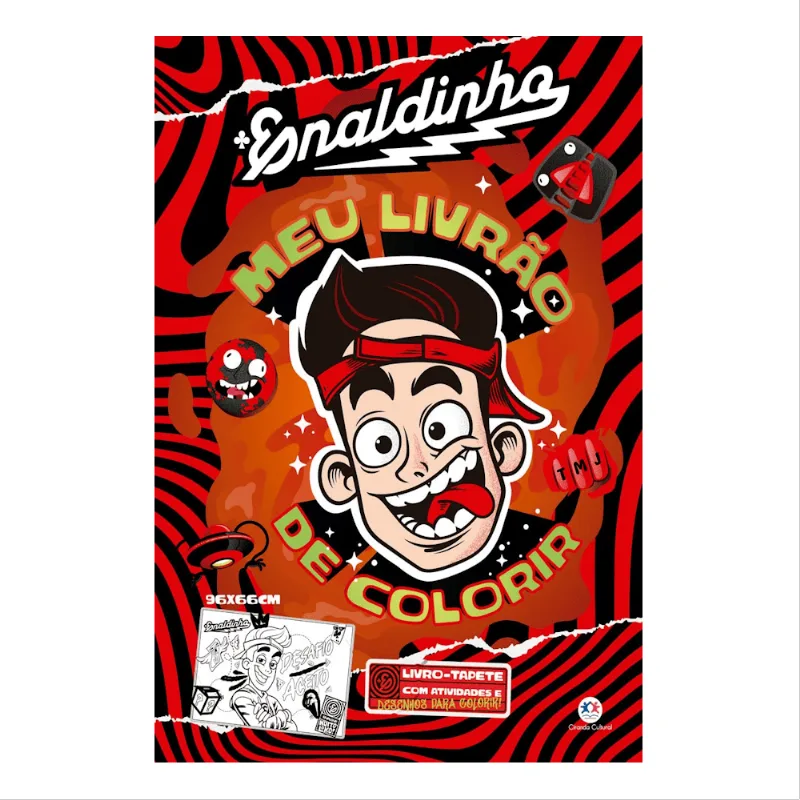 Livro Tapete Enaldinho - Meu Livrão De Colorir
