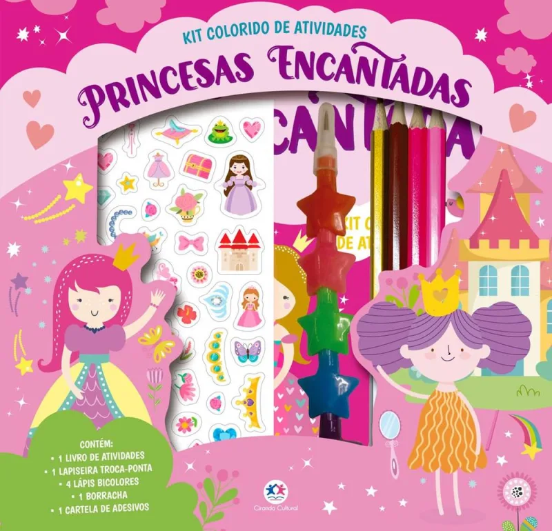 Kit Livro - Princesas Encantadas - LC - Livros