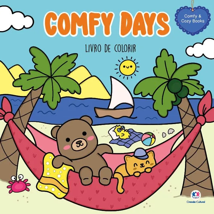 Comfy Days - Livro De Colorir - LC