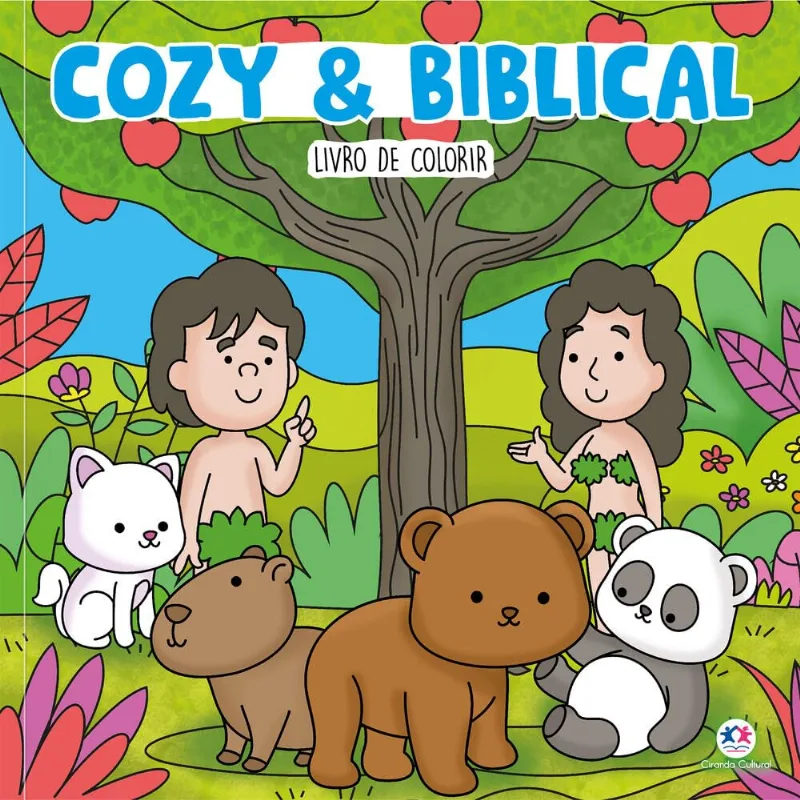 Livro Infantil De Colorir - Cozy And Biblical