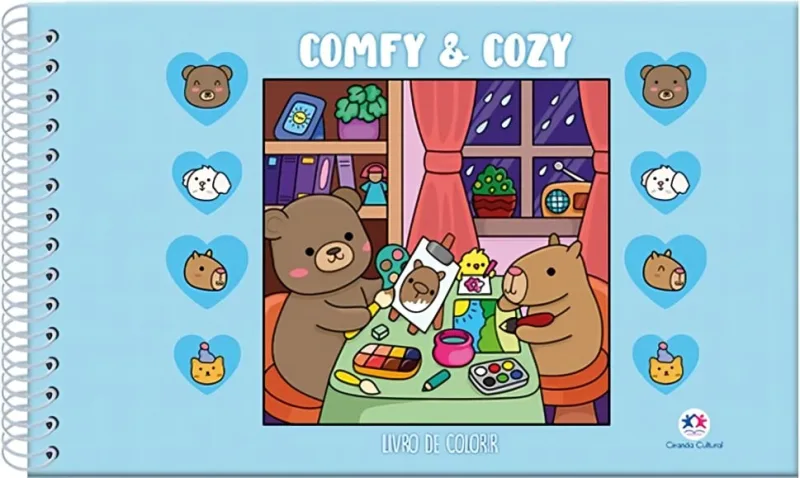 Comfy E Cozy - Livro De Colorir - LC