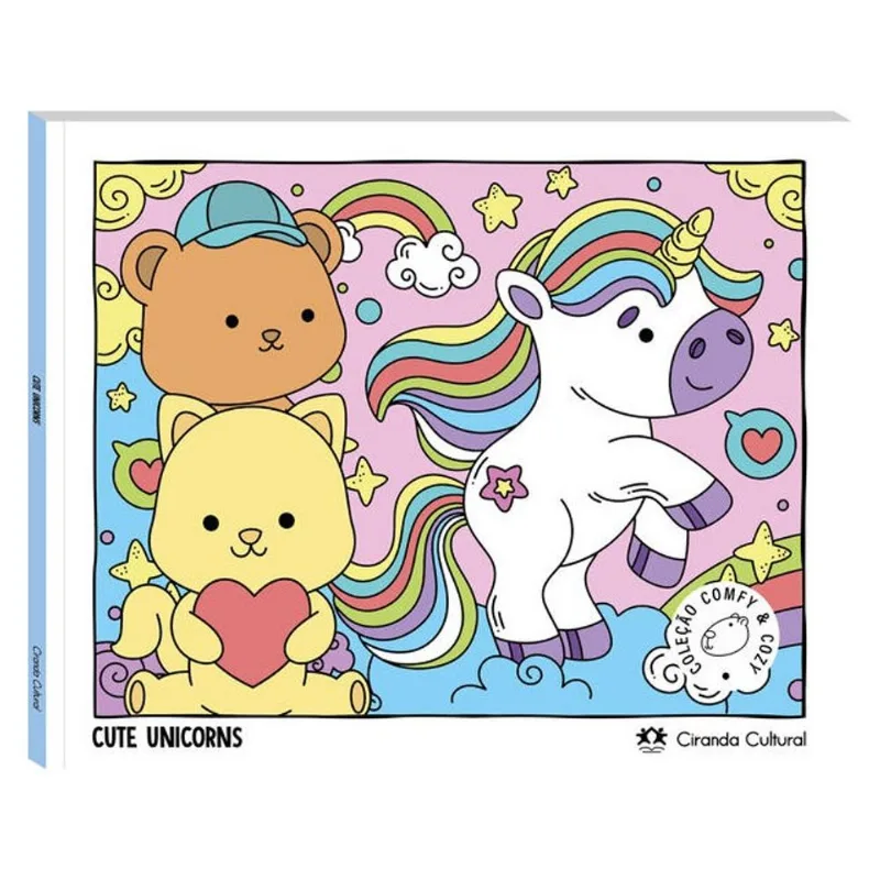 CUTE UNICORNS - LIVRO DE COLORIR