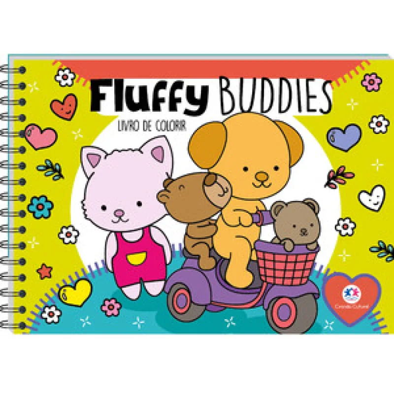 Fluffy Buddies - Livro de Colorir - CIRANDA CULTURAL - Livros