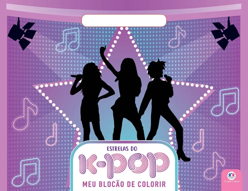 Estrelas Do K-Pop - Meu Blocão De Colorir - LC - Livros