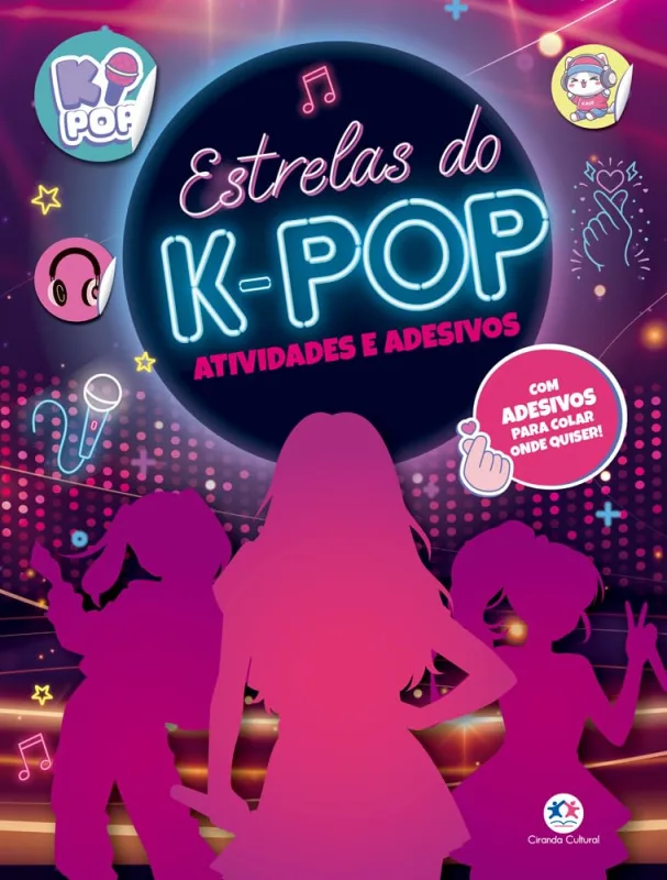 K-Pop - Atividades E Adesivos - LC
