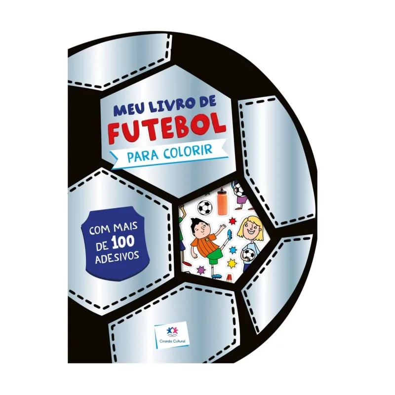 Meu Livro de Futebol Catavento para Colorir - Catavento