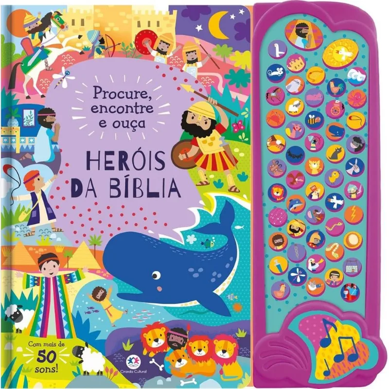 Heróis Da Bíblia - Livro Sonoro Com Mais De 50 Sons