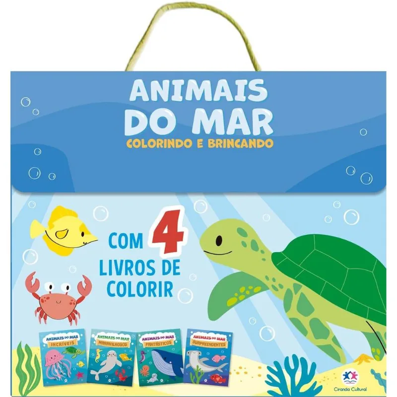 Animais Do Mar - Colorindo E Brincando