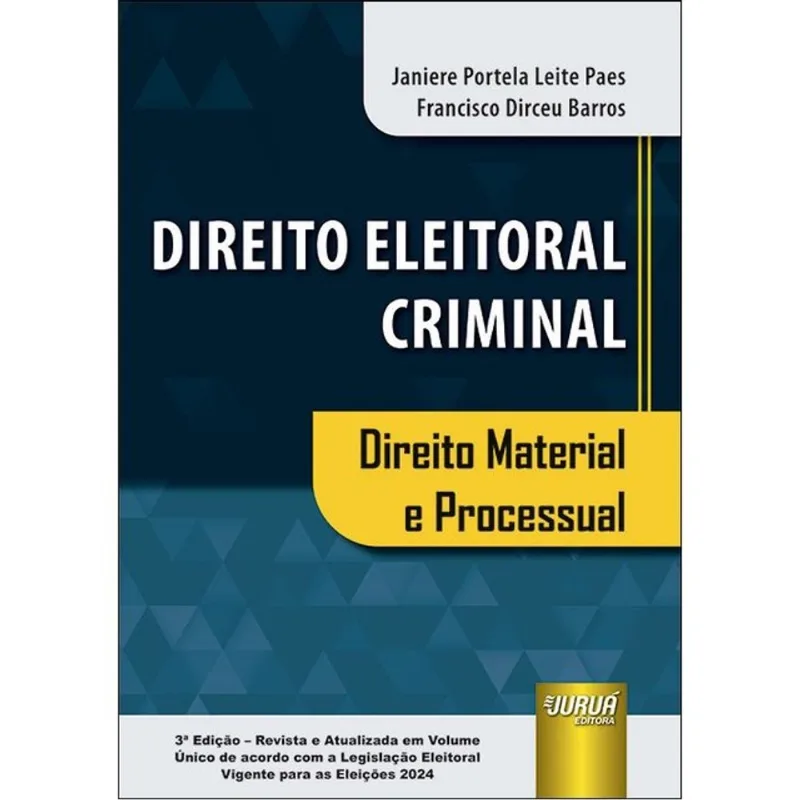 DIREITO ELEITORAL CRIMINAL – 2024