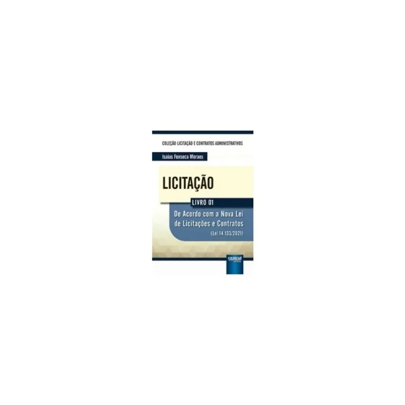 LICITAÇÃO - LIVRO 01
