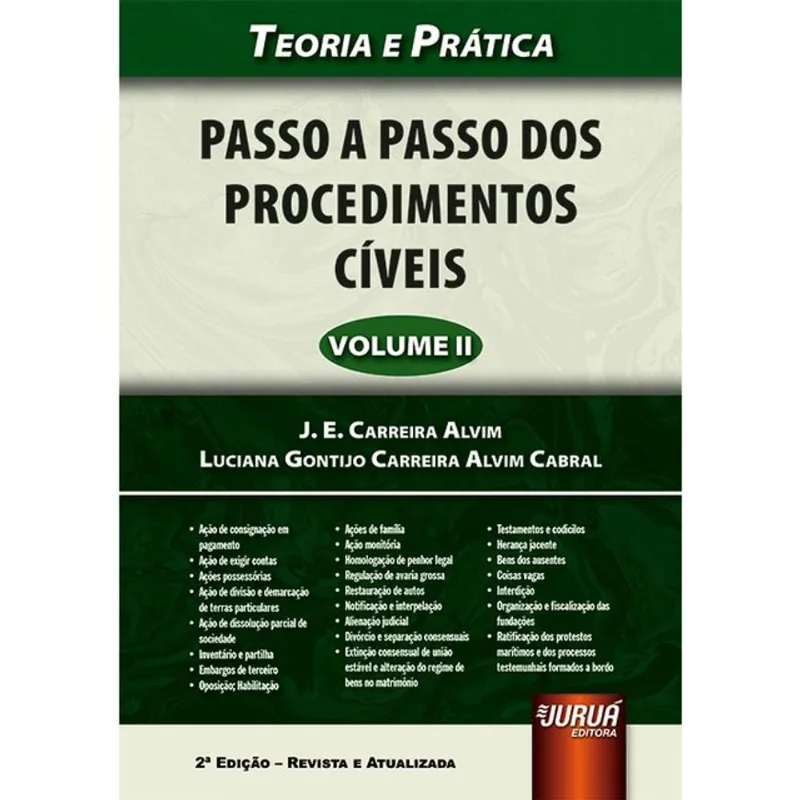 PASSO A PASSO DOS PROCEDIMENTOS CÍVEIS - 2025 - VOL. 2
