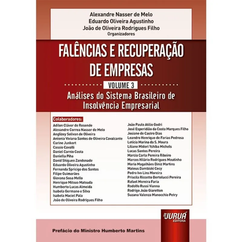FALÊNCIAS E RECUPERAÇÃO DE EMPRESAS - 2025 - VOL. 3