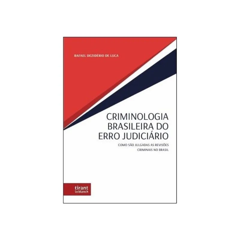 CRIMINOLOGIA BRASILEIRA DO ERRO JUDICIÁRIO - 2026