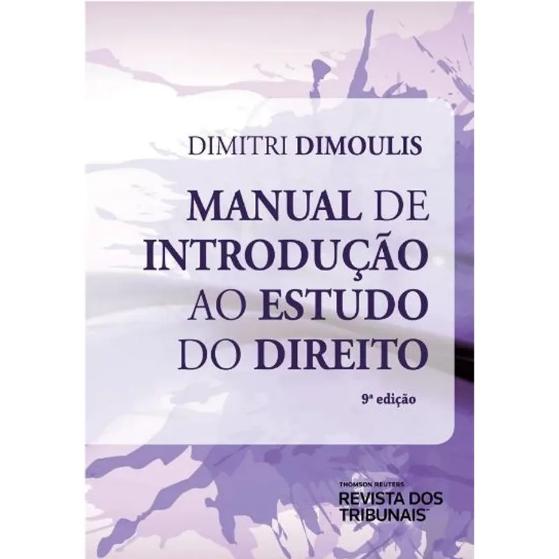MANUAL DE INTRODUÇÃO AO ESTUDO DO DIREITO - 2020