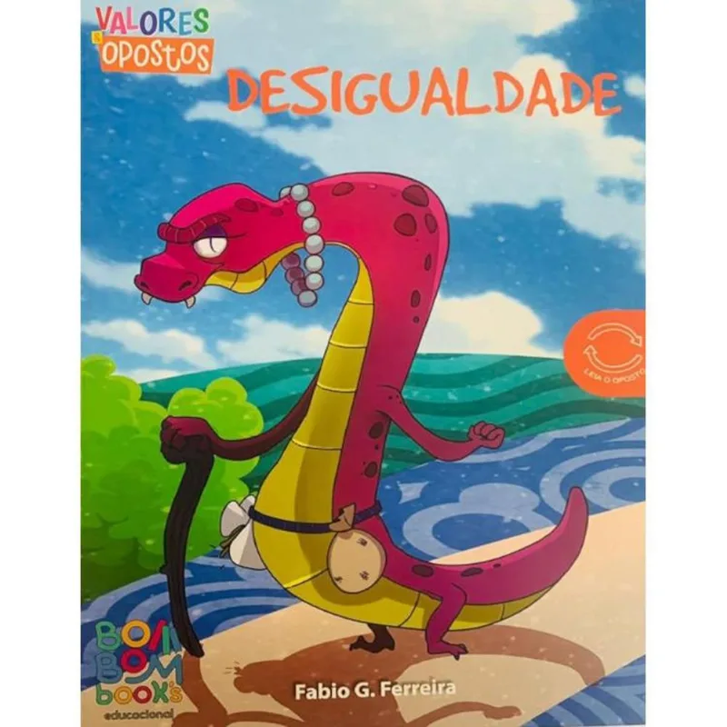 LIVRO VALORES & OPOSTOS - IGUALDADE / DESIGUALDADE (MP) - BOM BOM BOOKS