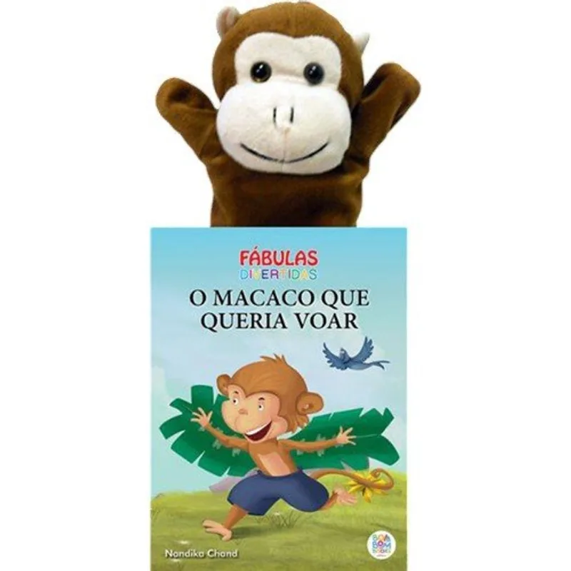 Livro Fábulas Divertidas: O Macaco Que Queria Voar Bom Bom Books (MP)